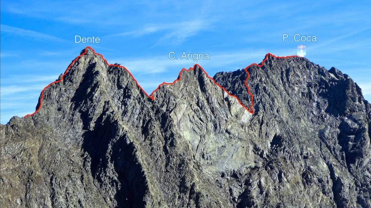 TRAVERSATA DENTE DI COCA - CIME D'ARIGNA - PIZZO COCA 2025