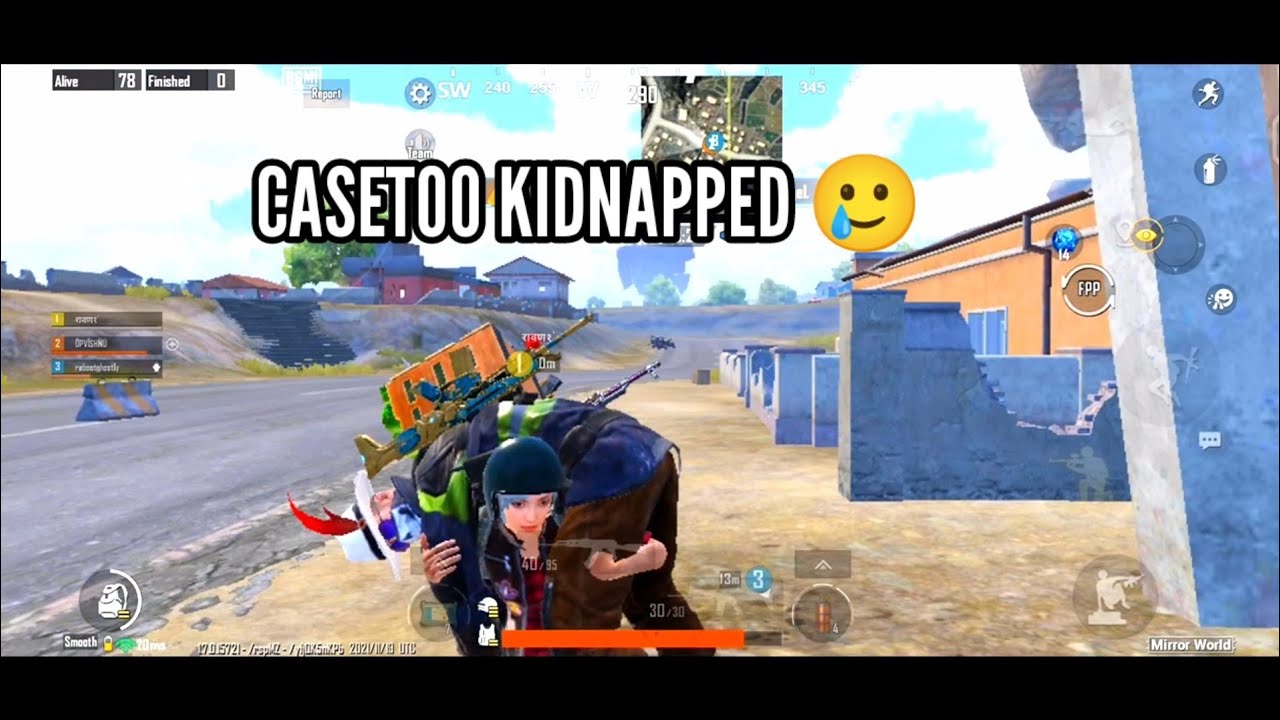 MY TEAMMATES KIDNAPPED CASETOO 🥲😂/ BGMI / VIVO Y19 / 30 FPS