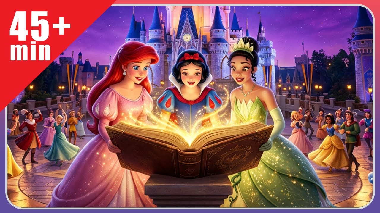 Princess Stories Compilation ✨ 45-Min Fairy Tales | The Little Mermaid, Snow White & The Frog Prince