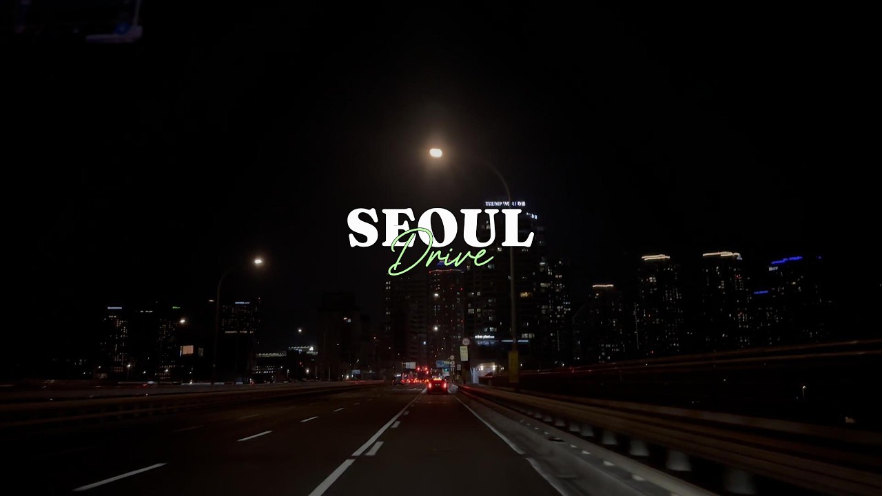 Seoul Night Drive Along the Han River 🌉 | Smooth Jazz Driving Ambience (30 Min) | 서울 한강 야간 드라이브
