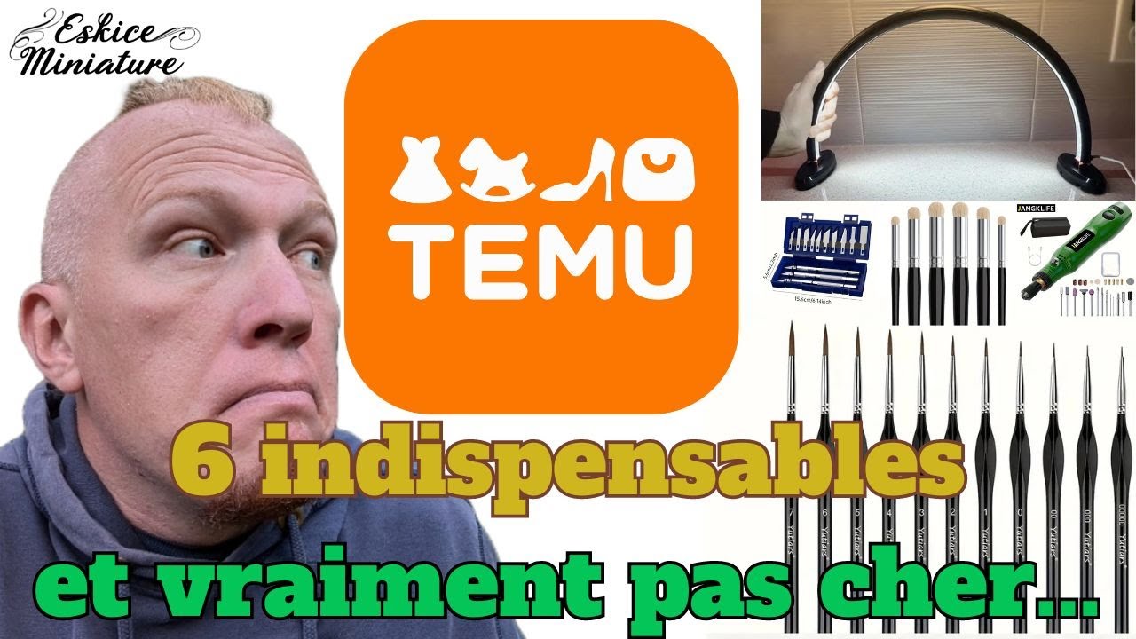 TEMU, 6 indispensables pour la figurine miniature #diy #temu #miniature
