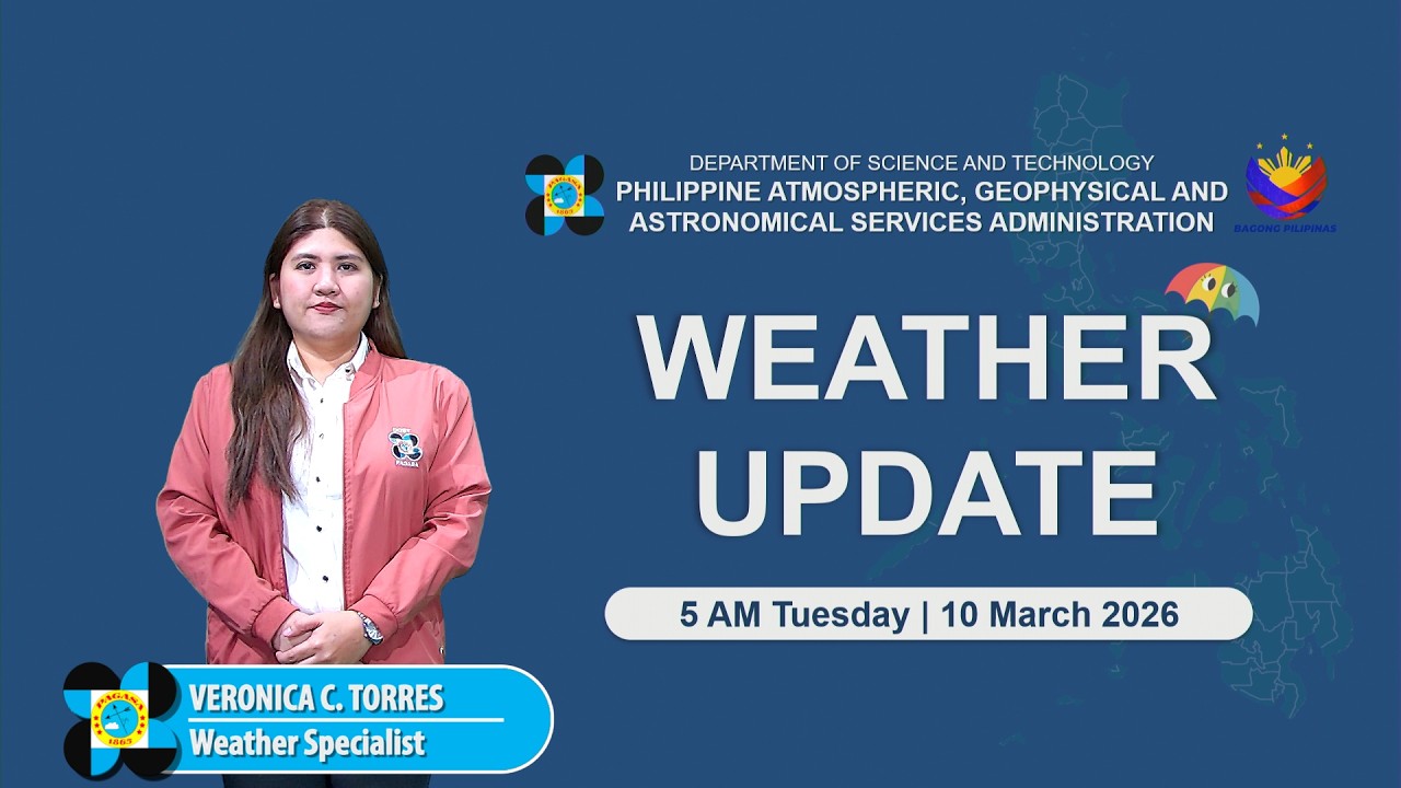 Public Weather Forecast issued at 5 AM | March 10, 2026 - Tuesday