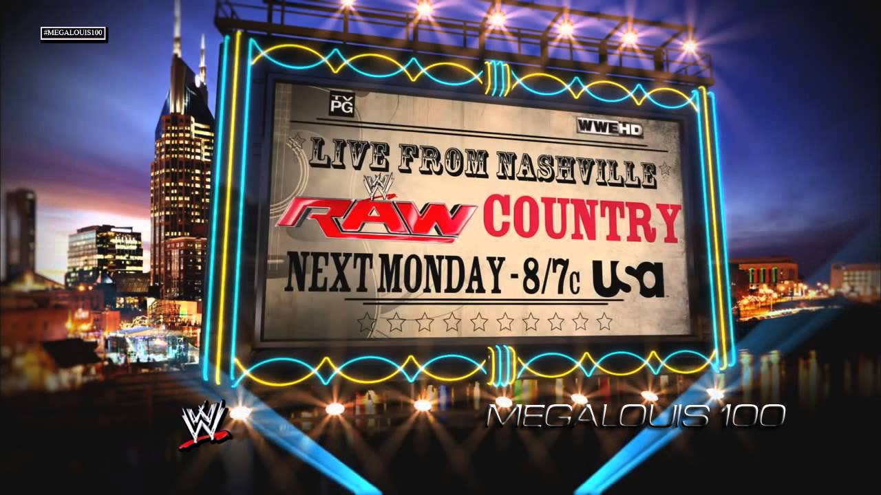 2013: Raw Country Official Theme Song - ''Round Here'' With Download Link