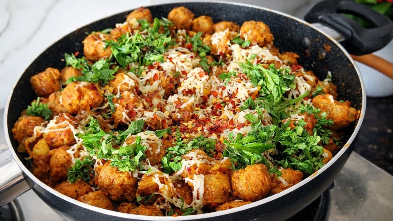 Masaledar Cheesy Soya Chunks – Ultimate Veg Treat