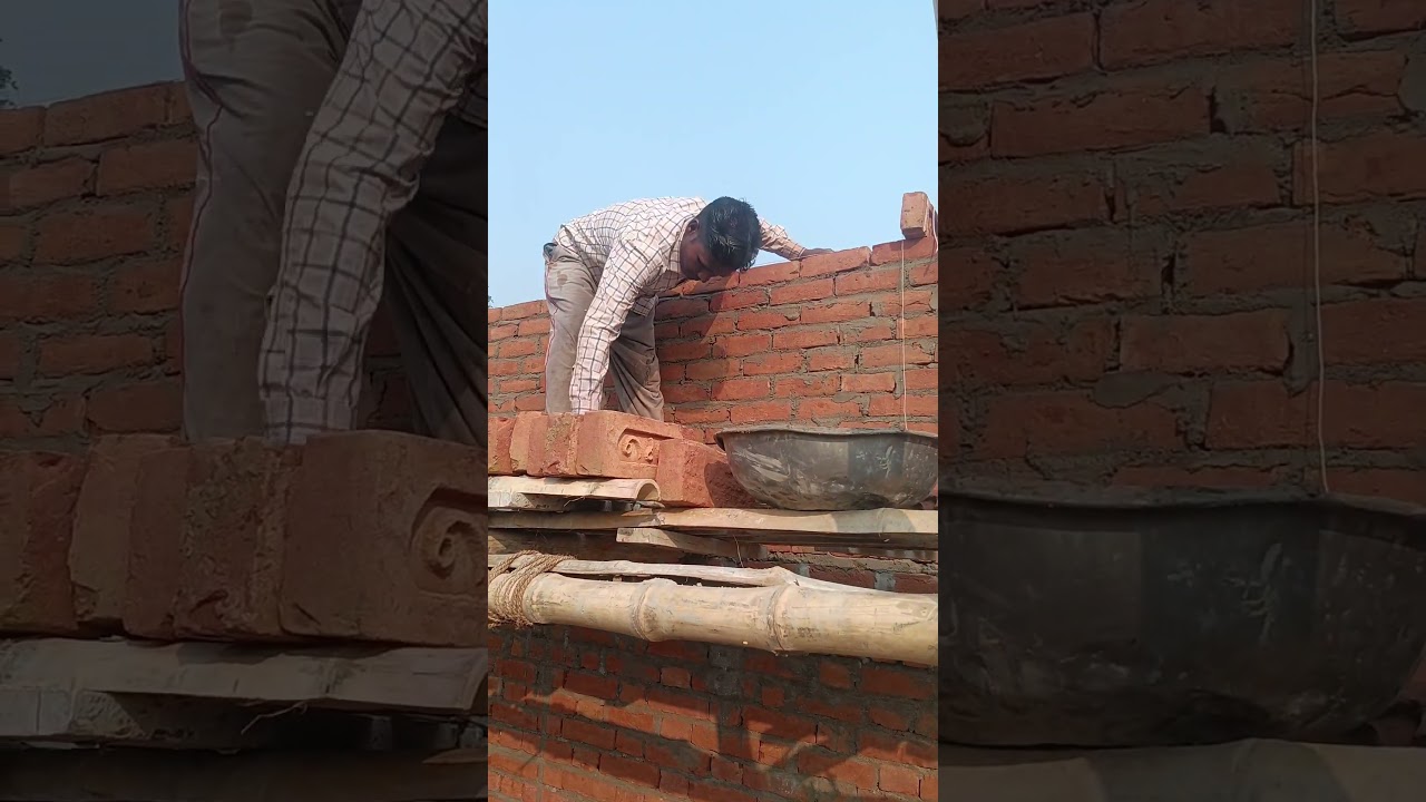 4 इंची दीवाल बनाने का सही तरीका 🧱