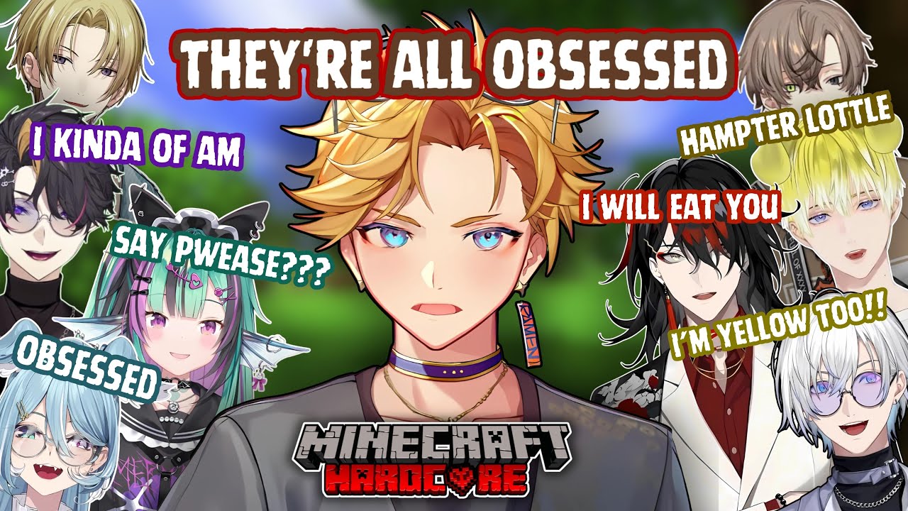 NIJISANJI EN Minecraft Hardcore : Wilson Edition! They’re All Obsessed......