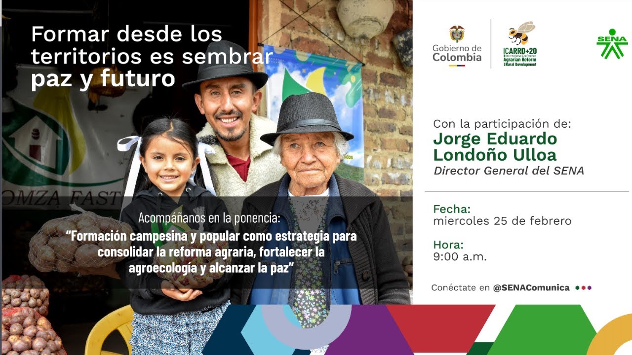 Ponencia académica SENA en la ICARRD