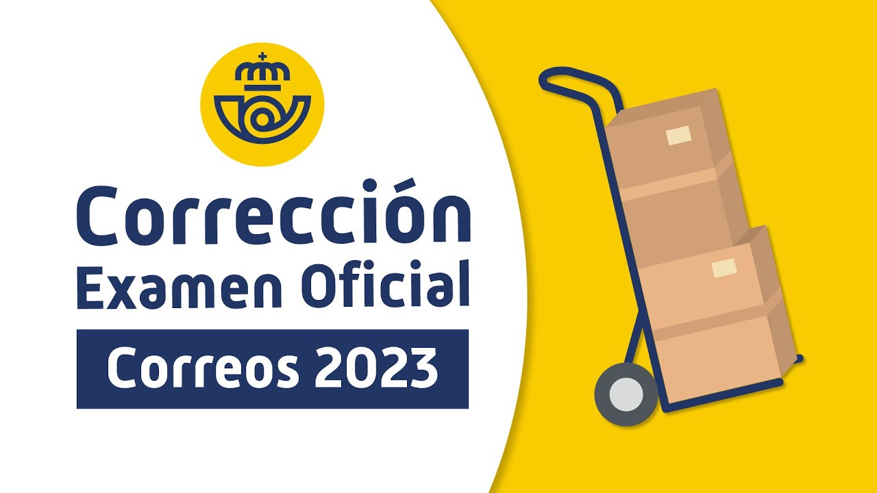 📣CORRECCIÓN del EXAMEN OFICIAL de CORREOS 2023 ✅