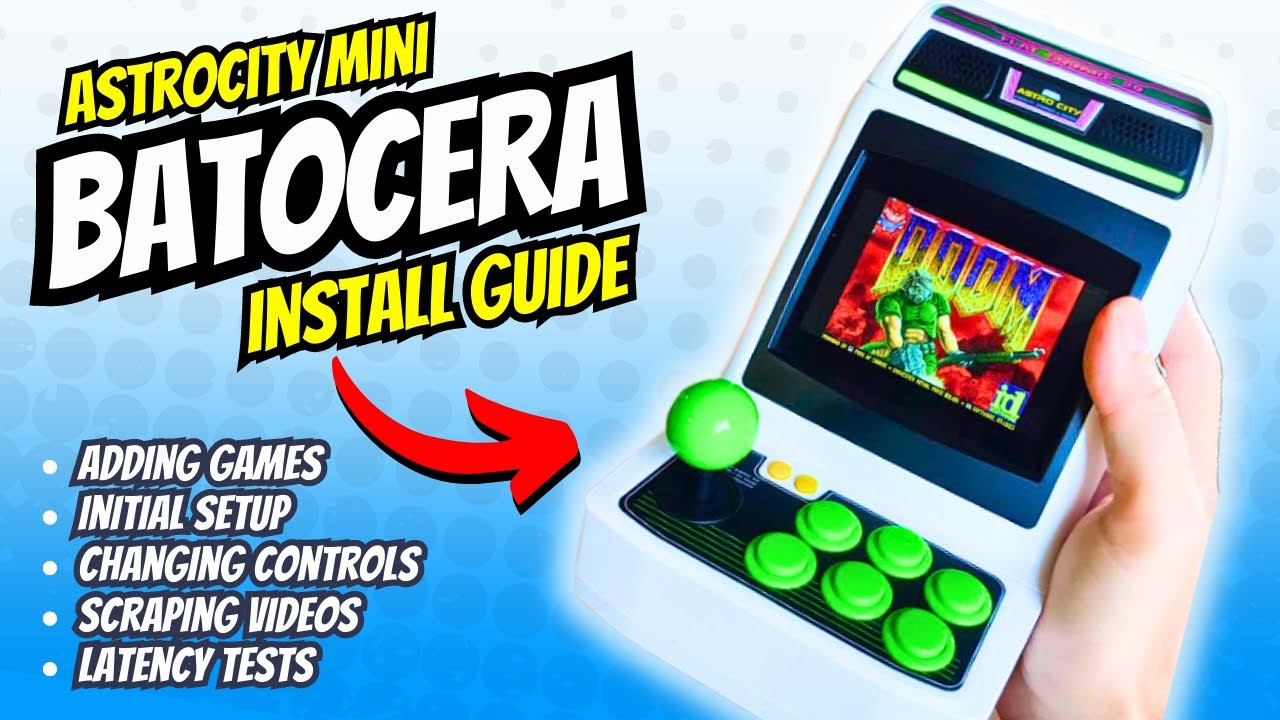 Astro City Mini BATOCERA Install Guide - CFW Video Tutorial