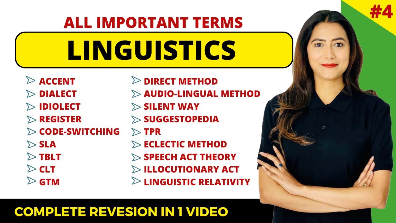 All Important Critical Terms of Linguistics & Pedagogy | Sunaina Jethani