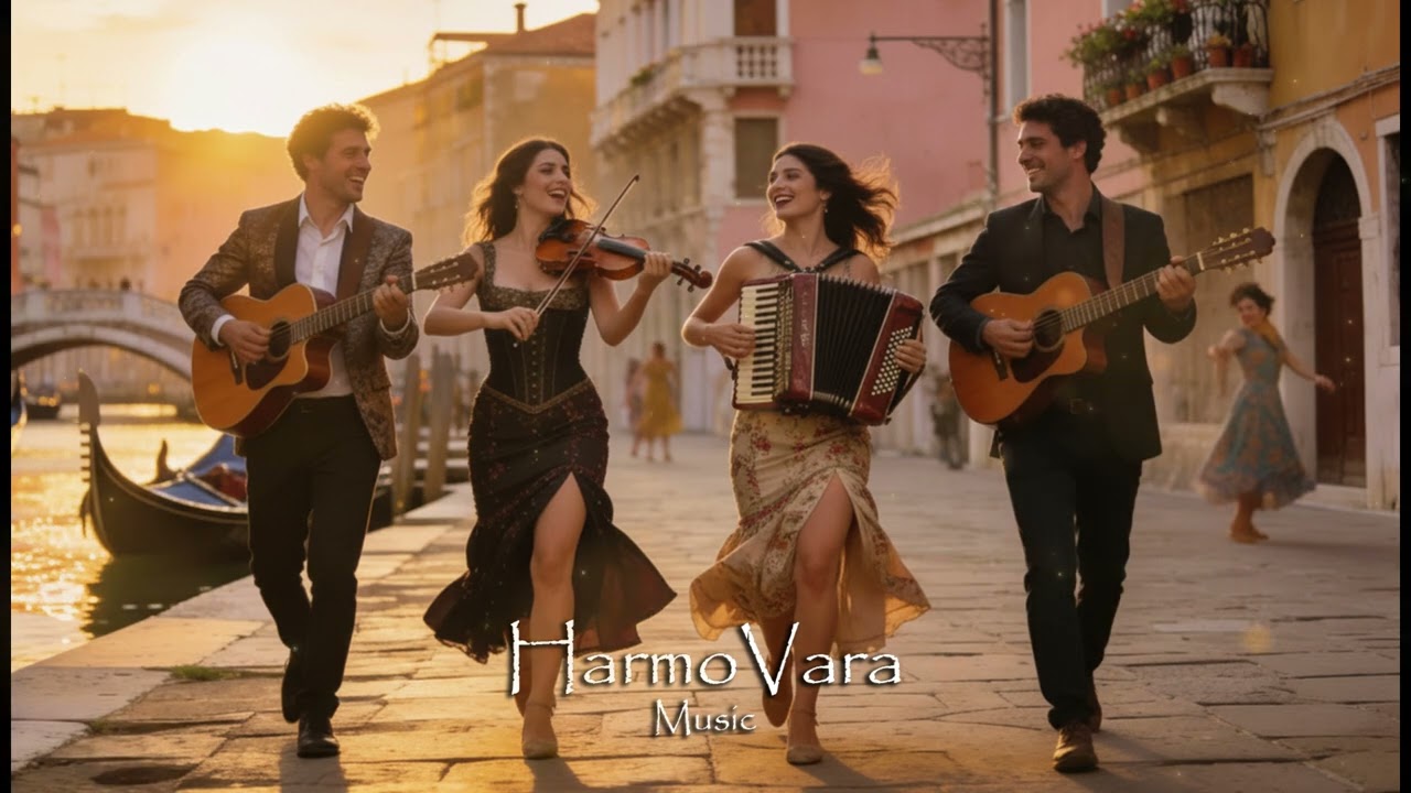 Italian Romance Instrumental - Mandolin & Accordion Relaxing Music