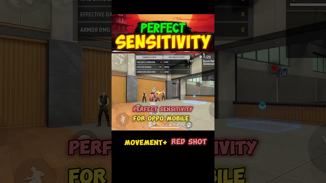 Perfect Sensitivity For Oppo Mobile #oppo #sensitivity #setting #freefire