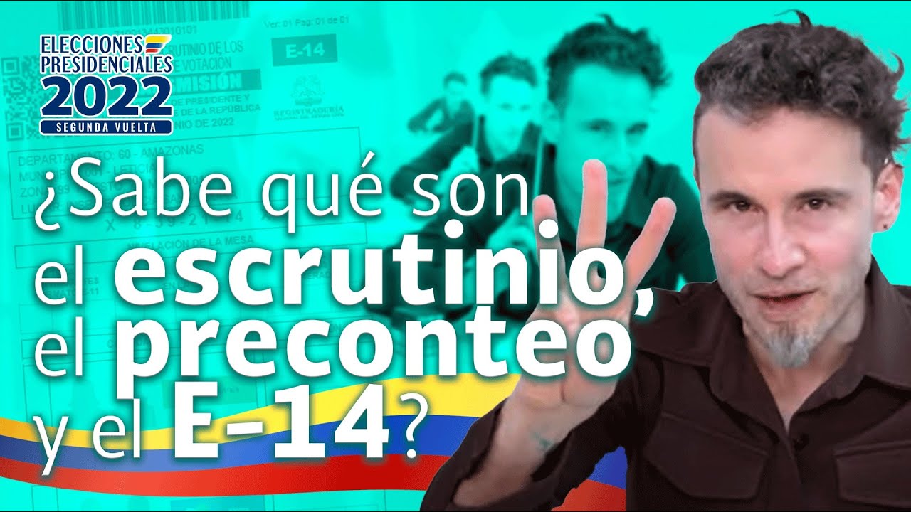 ¿Preconteo y escrutinio son lo mismo? ¿Qué es el E-14? #LaRespuesta