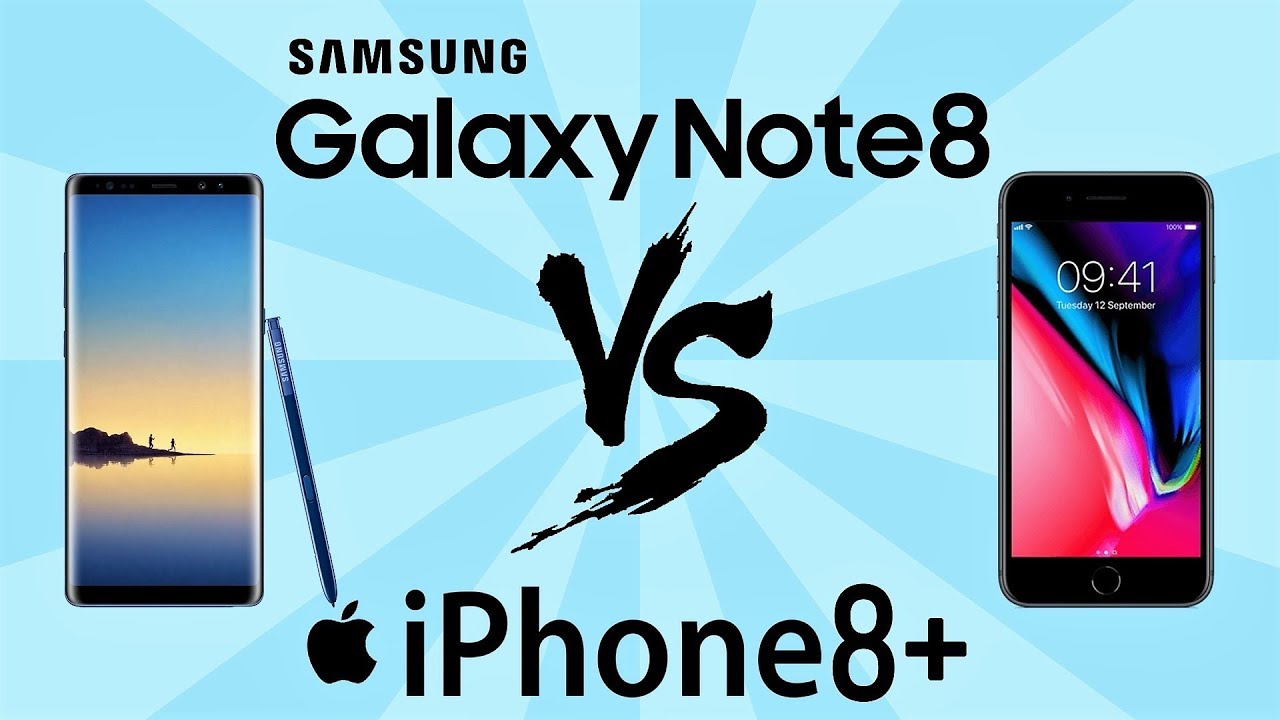 Galaxy Note 8 VS iPhone 8 Plus &ndash; быстрее, выше, сильнее...