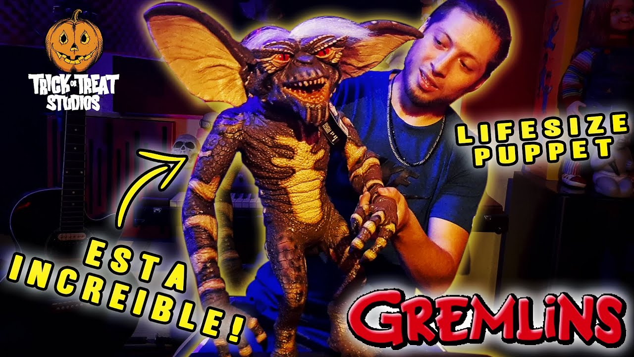 Compre un Gremlin de verdad🎃Stripe  Puppet Life Size Trick or Treat Studios🎃Unboxing & Review