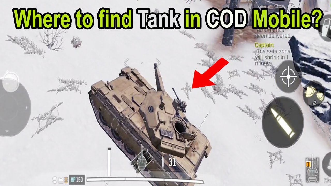 Where to find Tank in COD Mobile Battle Royale? Call of Duty Mobile Battle Royale Tank Gameplay