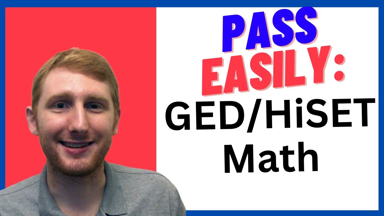Beat these 20 GED/HiSET Math Questions to Pass FAST | Practice Test