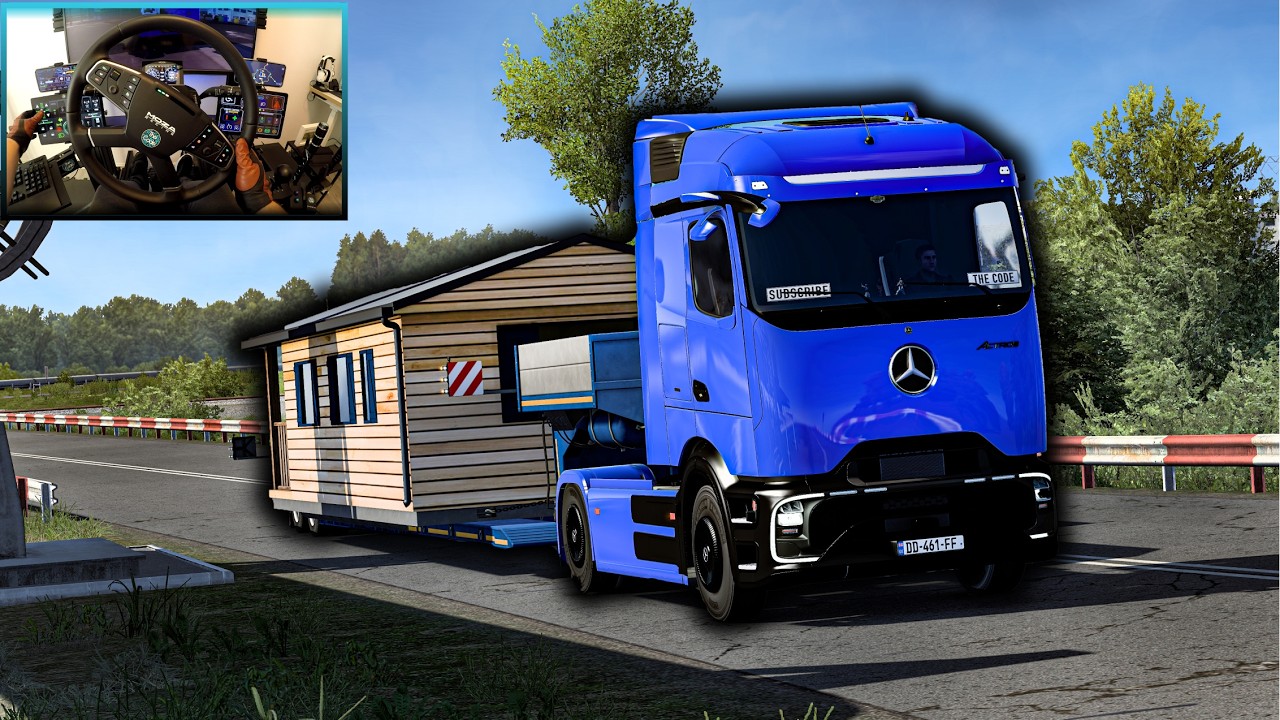 Euro Truck Simulator 2 | Extreme HOUSE Haul in Romania | Oversize Load Challenge