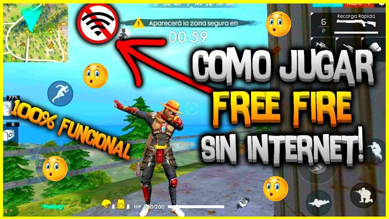 Porfin salio Free fire sin internet para Android y se puede jugar