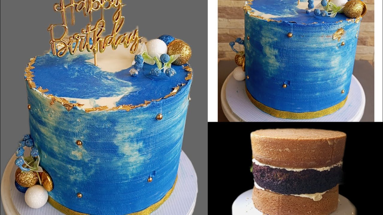 Birthday cakes |How to stack and decorate a buttercream cake