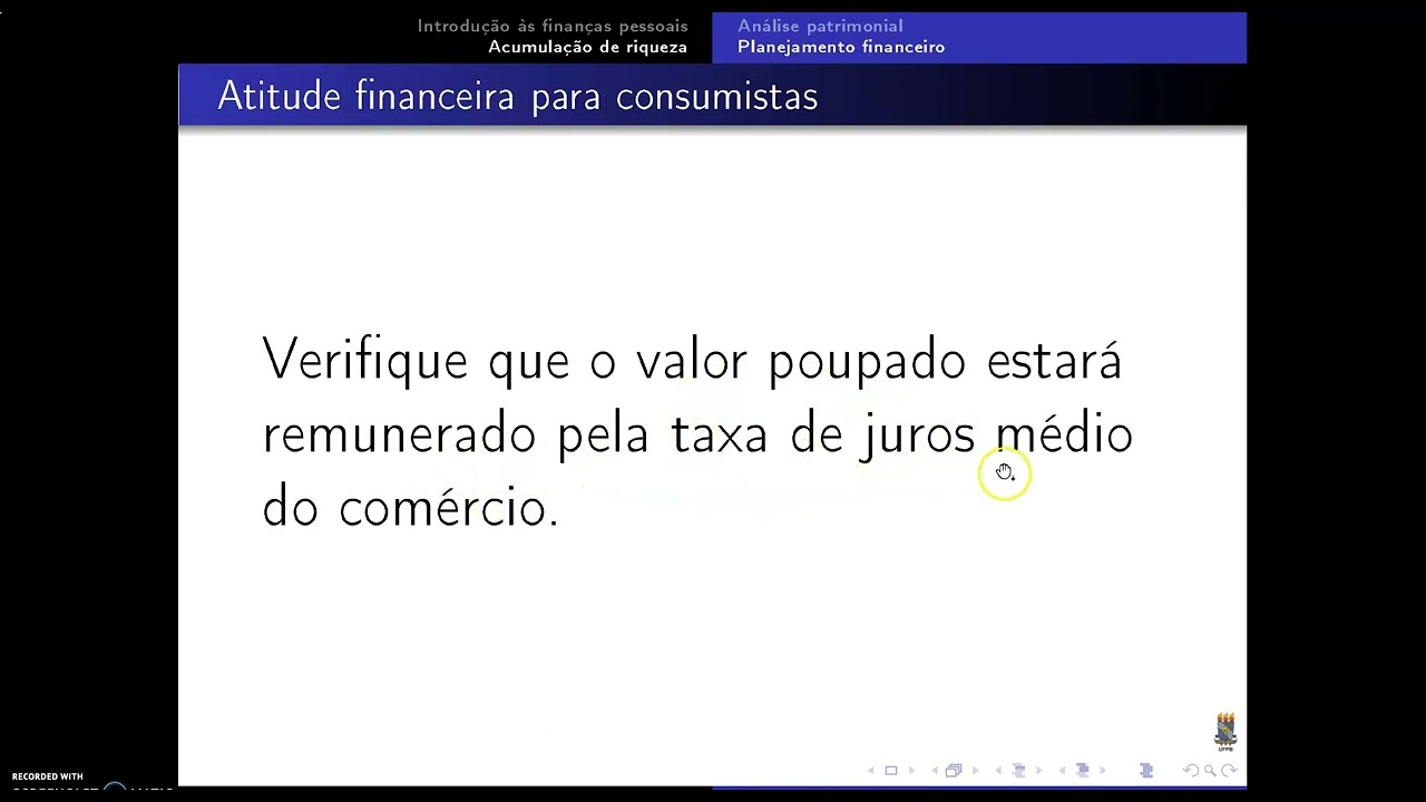 Finanças pessoais 14  - Planejamento Financeiro 2