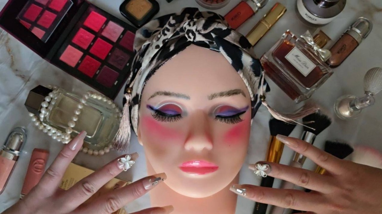 ASMR Makeup  on Manneqiun 🎭 (No Talking) |  💋🎀 Satisfying Videos