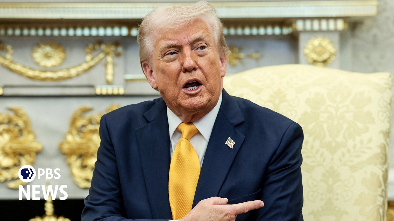 СМОТРИТЕ: Трамп говорит, что он велел Нетаньяху не нападать на нефтяные и газовые месторождения: ...