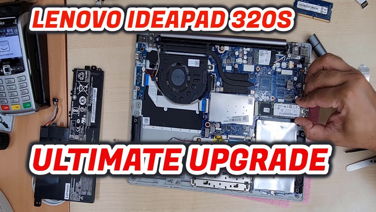 How To Upgrade Lenovo IdeaPad 320s RAM And SSD With Additional SATA SSD