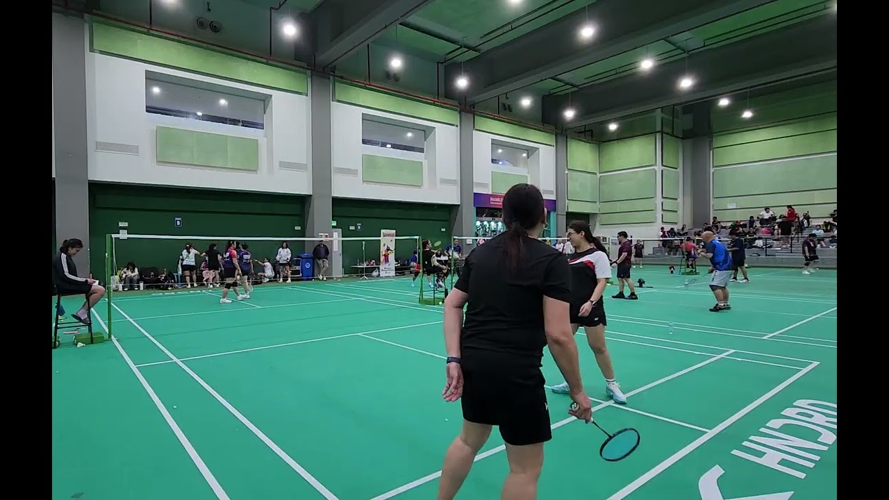 Adj/Malou VS Thel/Ver (23 Jan 2026 : GBQ 1st FF Badminton Tournament) #qatarbadminton #womensdouble