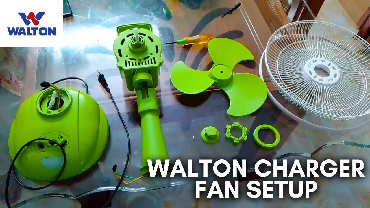 Walton Rechargeable Fan Setting |  Walton চার্জার ফ্যান সেটিংস | Walton Charger fan Setup
