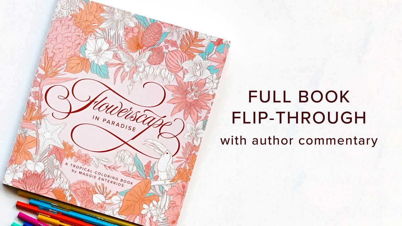 Flowerscape in Paradise | Full Book Flip-Through with Author Commentary