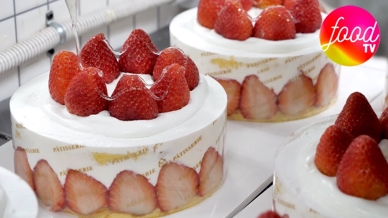 PROCESSO DE FABRICA&Ccedil;&Atilde;O DE BOLO DE MORANGO - F&Aacute;BRICA DE COMIDA COREANA