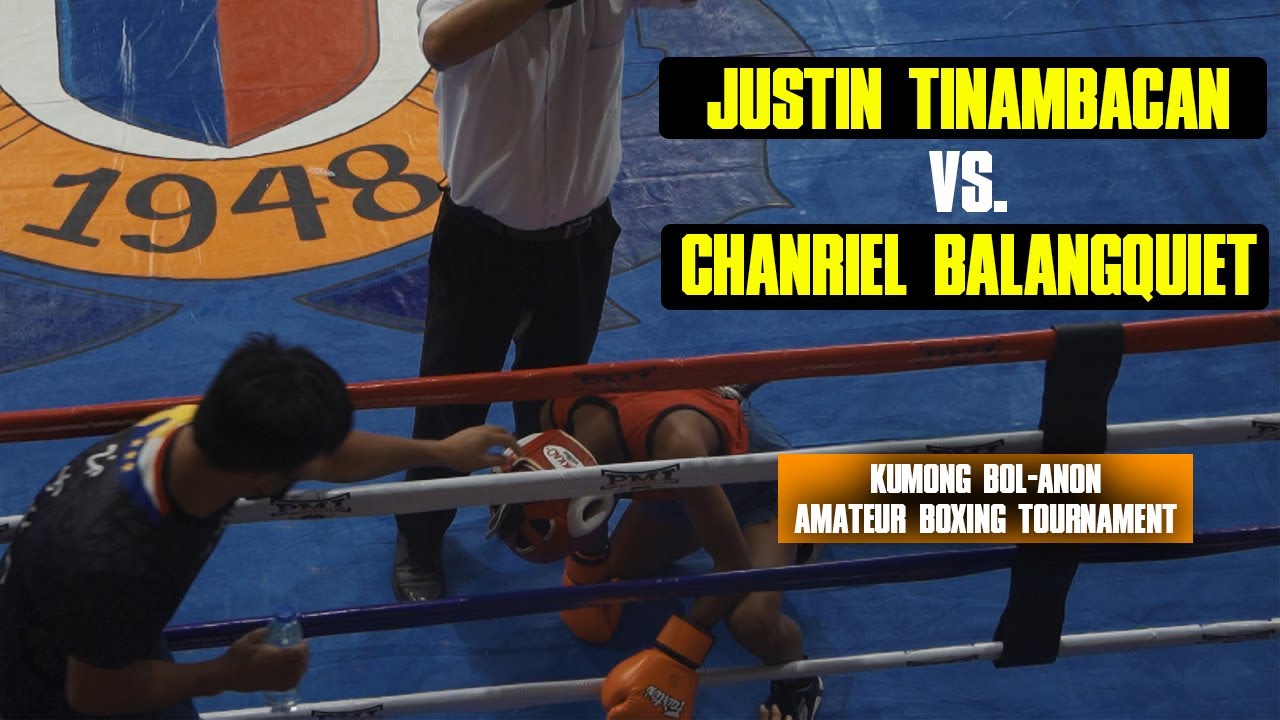 Justine Tinambacan vs. Chanrile Balangquiet FULL FIGHT | Kumong Bol-anon Amateur Boxing Tournament