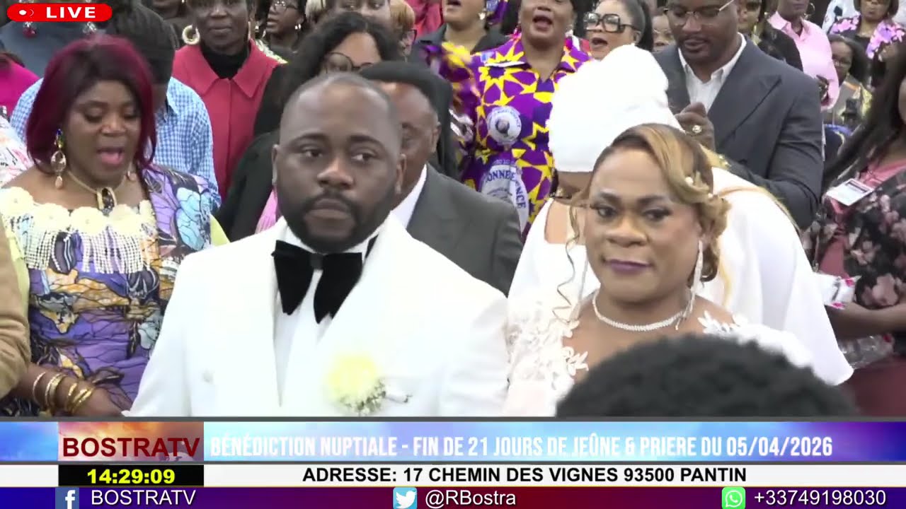 2&Egrave;ME CULTE DOMINICAL - FIN DE 21 JOURS DE JE&Ucirc;NE & PRIERE DU 05/04/2026