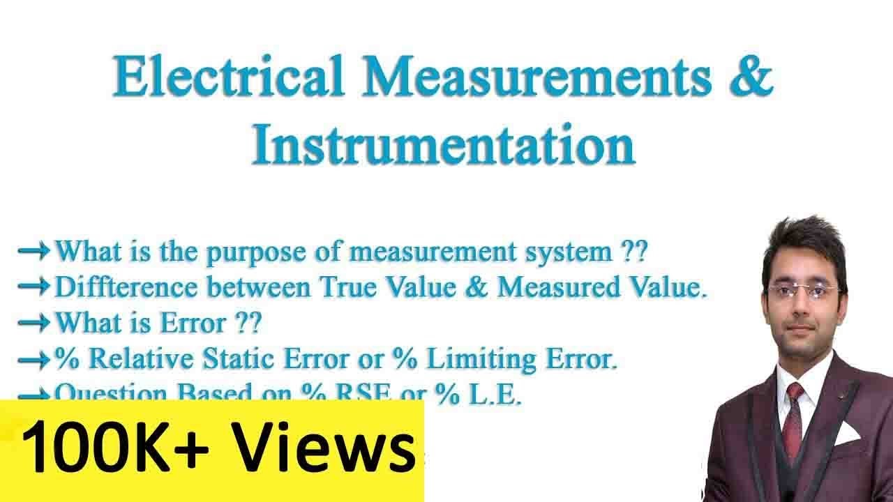 Electrical Measurement & Instrumentation Lecture # 1