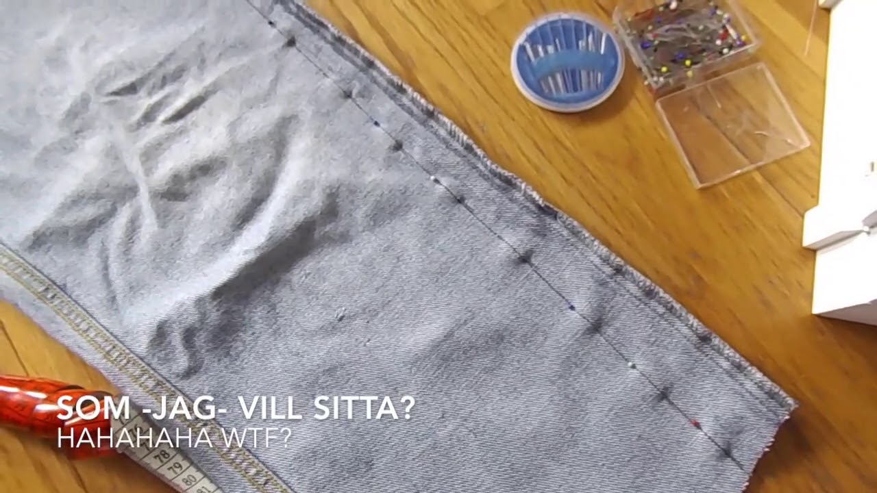 VLOGG: Jag syr om brorsans jeans (a)