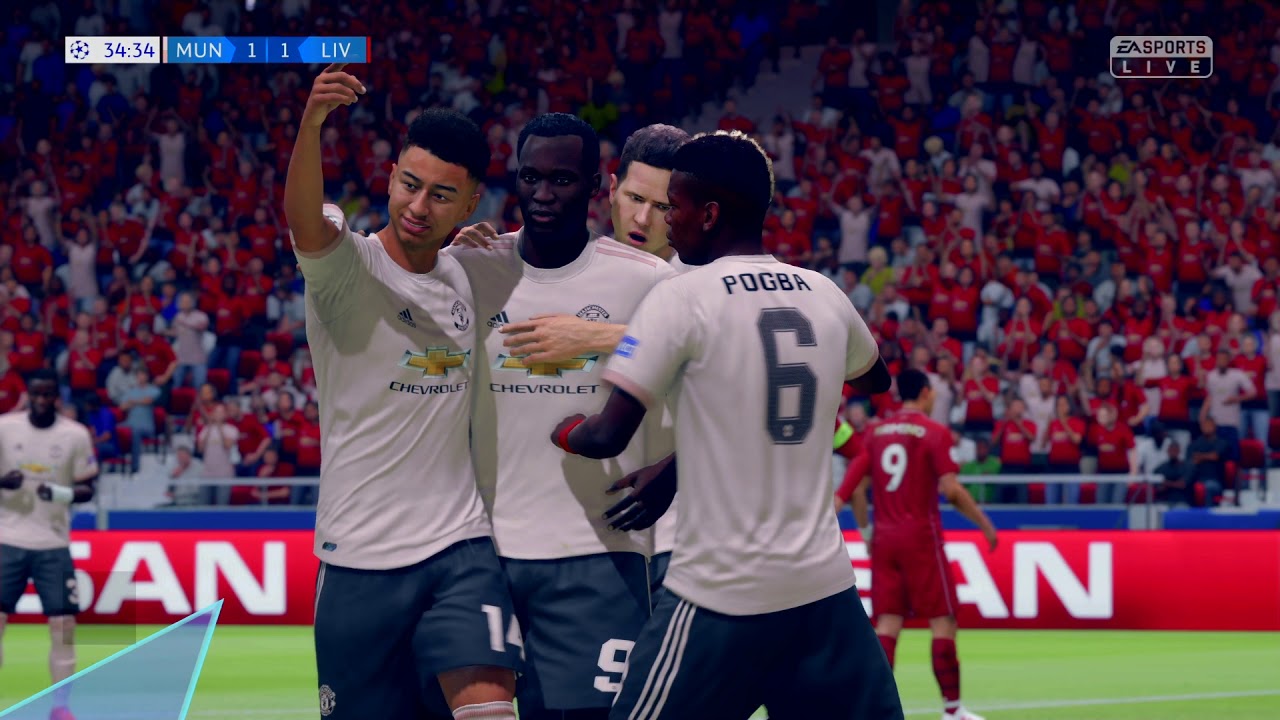 FIFA 19 -  Manchester United vs Liverpool - PS4 PRO HD 4K