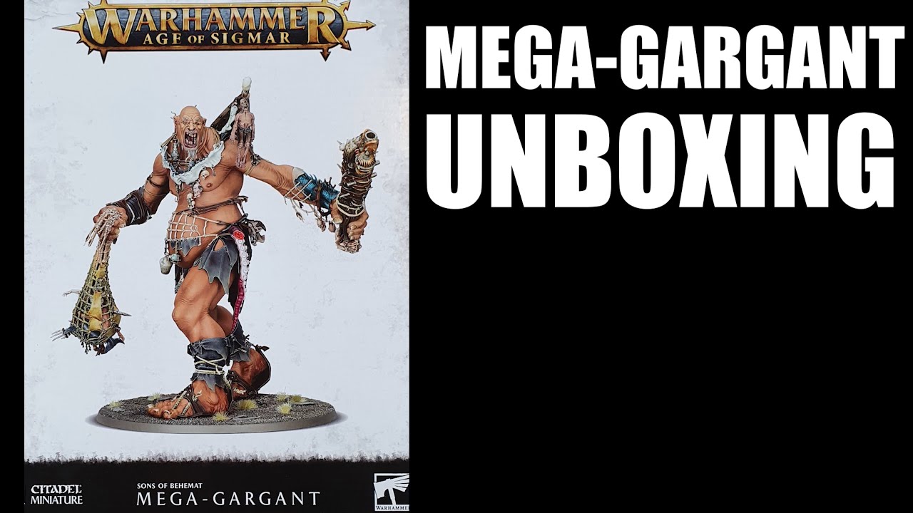 Sons of Behemat Mega-Gargant Unboxing Warhammer Age of Sigmar