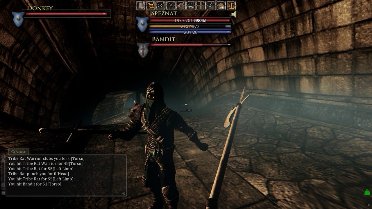 Mortal Online poleaxe vs bandit