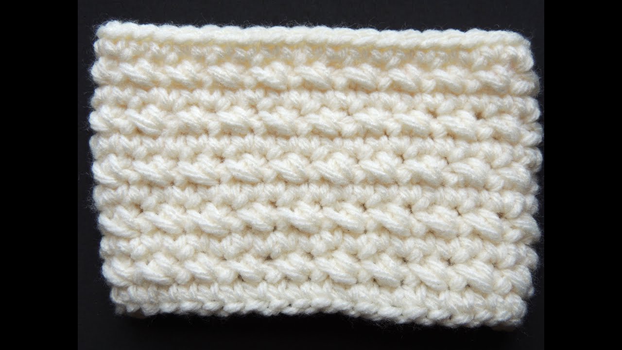 Crochet  : Punto Bajo Diagonal en redondo