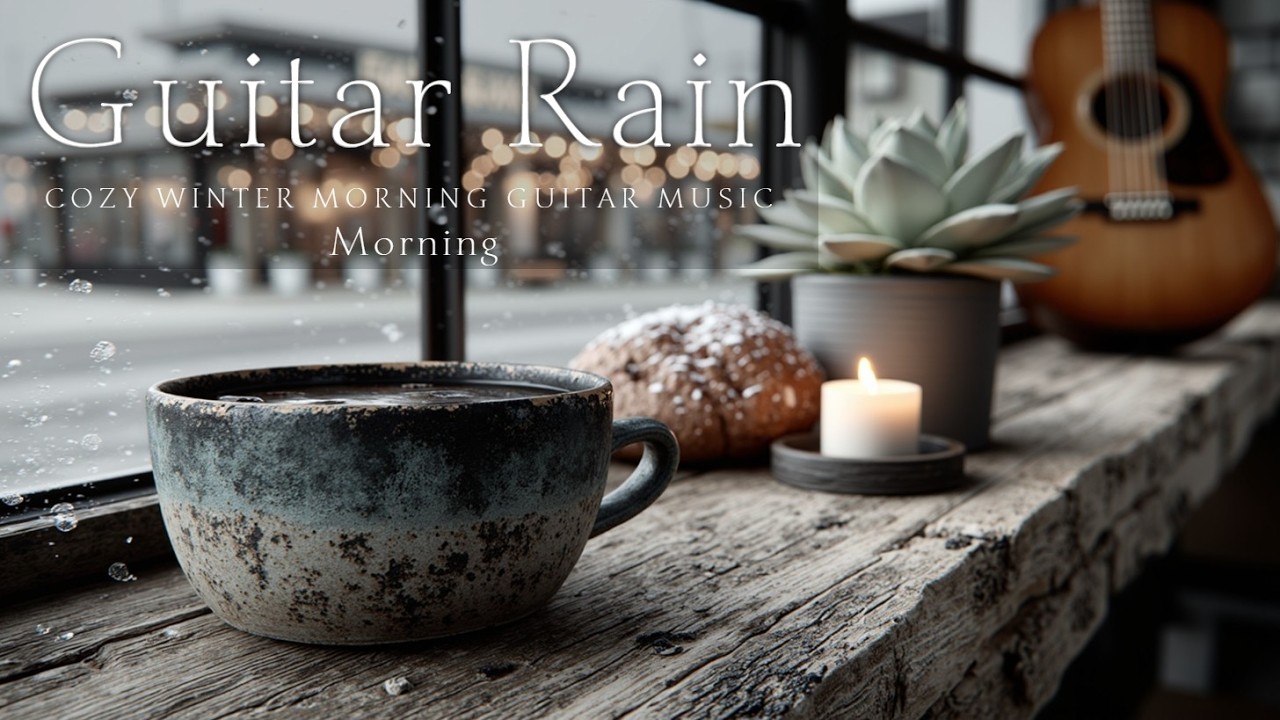 Guitar Rain - Cozy Winter Morning Guitar Music ~ Relaxing Acoustic Instrumental