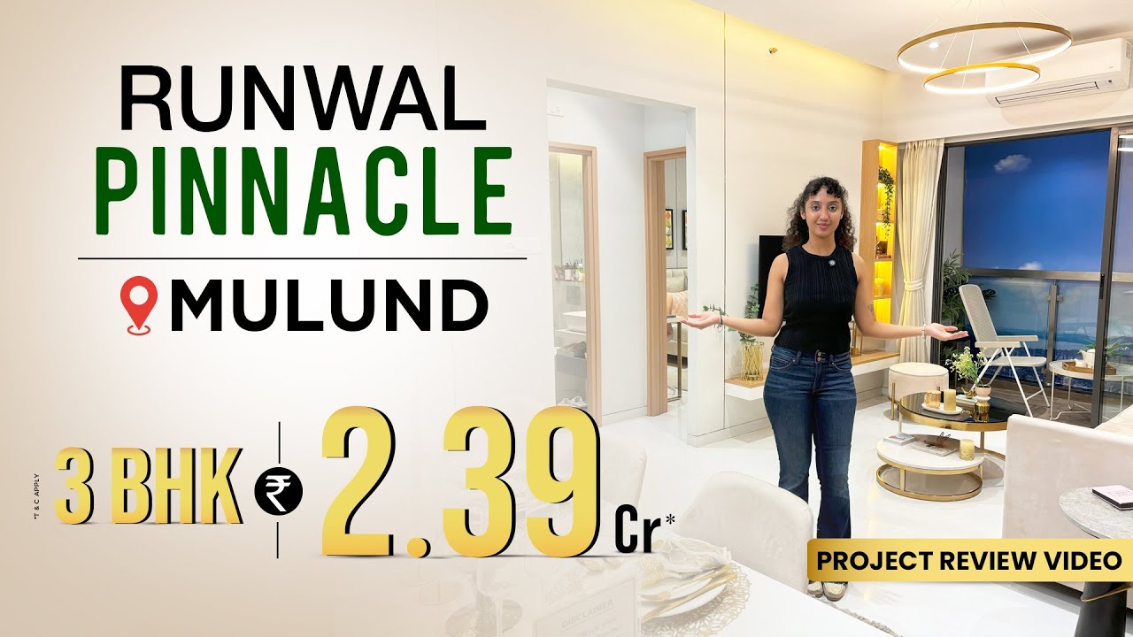 Runwal Pinacle Mulund | 📞 7738888141 | Luxurious 3 BHK | Sample Flat Video | Project Review | Mumbai
