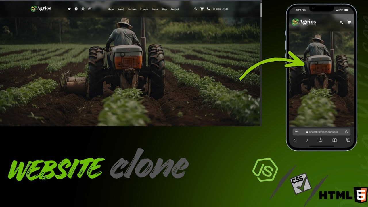 Beginner Project | HTML CSS JS Website Clone