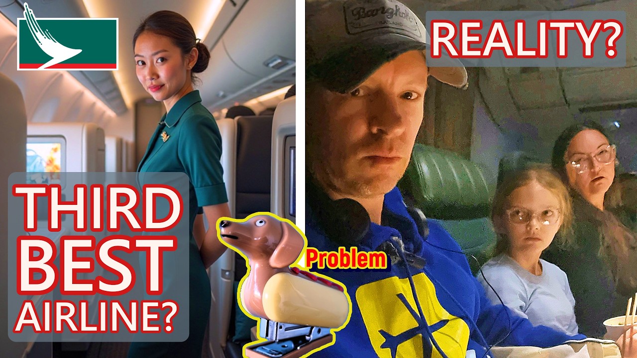 We Tested ECONOMY On Cathay Pacific 💺 (Almost Missed Our Connection)