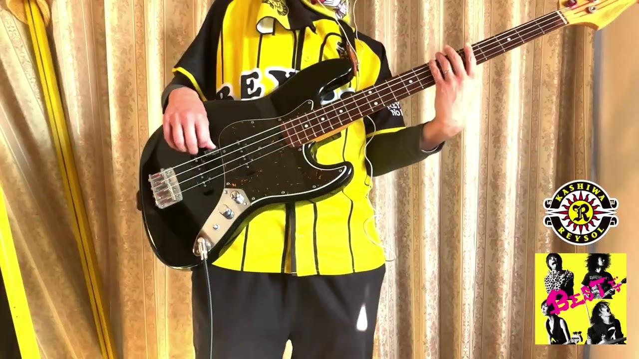【柏レイソル】さらば青春のパンク〜#突き進め柏 〜 / バックドロップシンデレラ弾いてみた【BASS COVER】