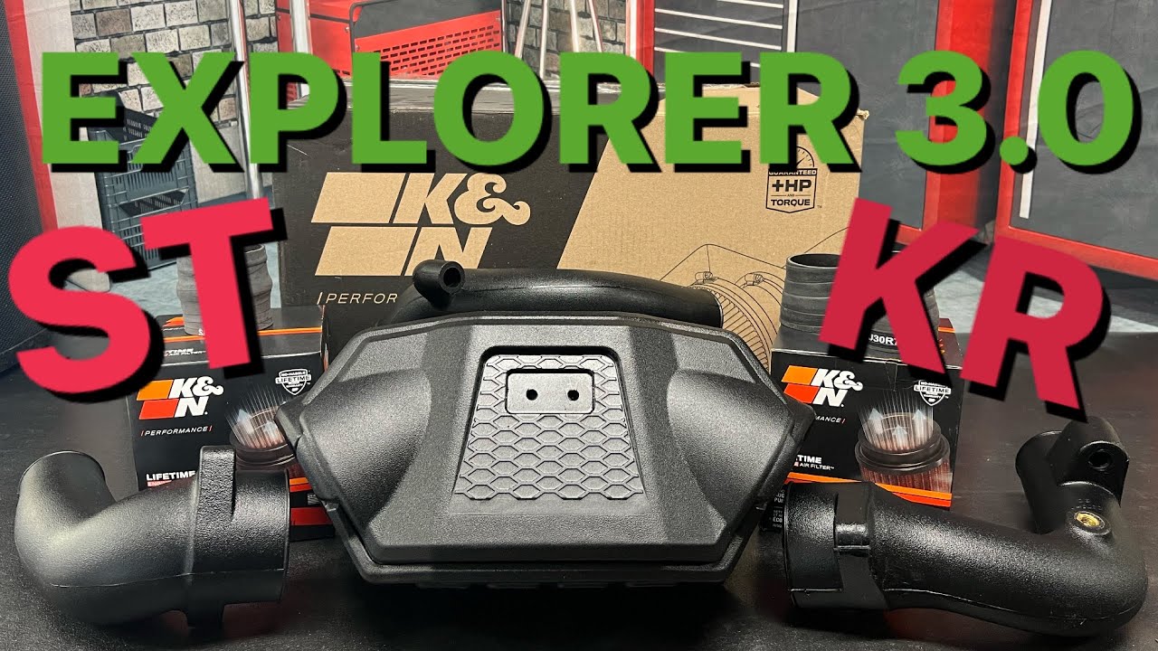 Обзор и установка воздухозаборника K&N Cold Air Intake для Ford Explorer ST (2020-2025).