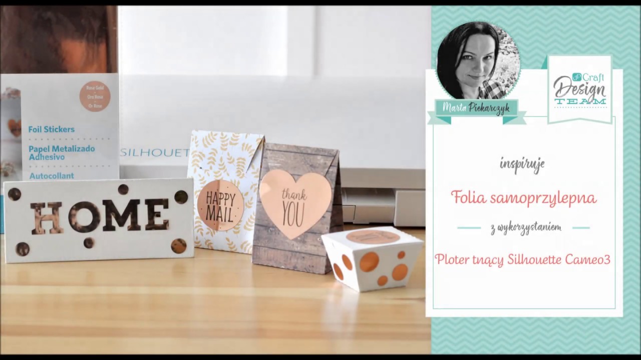 Jak działa ploter tnący Silhouette Cameo3? Folia metaliczna z wykorzystaniem plotera tnącego
