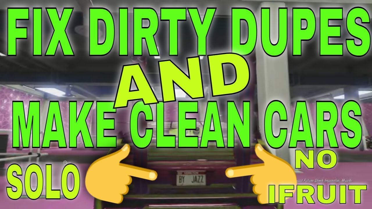 💥 WORKAROUND 💥 SOLO - HOW TO 👉 FIX DIRTY DUPES 👈 AND CLEAN/CHANGE YOUR OWN PLATES #PS4 #PS5 #XBOX