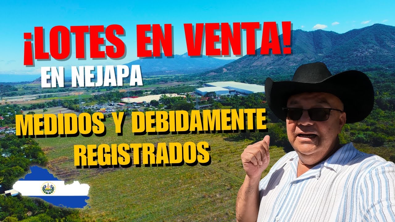 Lotes en El Salvador desde $20,000 | Medidos y Registrados