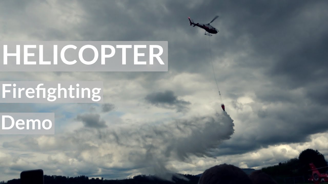 Firefighting Demo H125 (AS350) | Swiss Helicopter AG